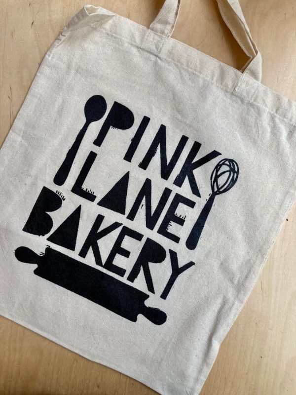 Pink Lane Bakery Tote Bag