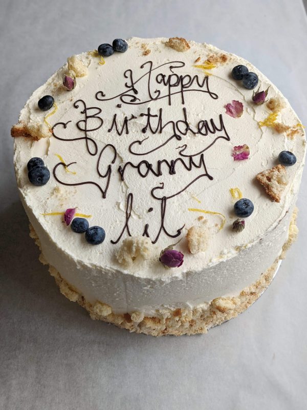 Pink Lane Bakery - Lemon and Blueberry Celebration Cake