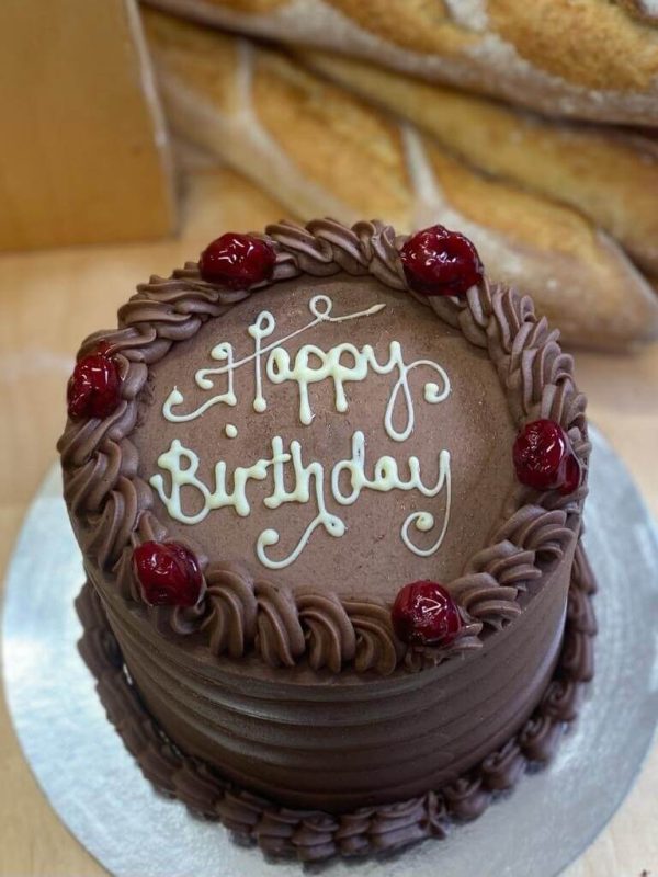 Pink Lane Bakery - Chocolate and Cherry Celebration Cake