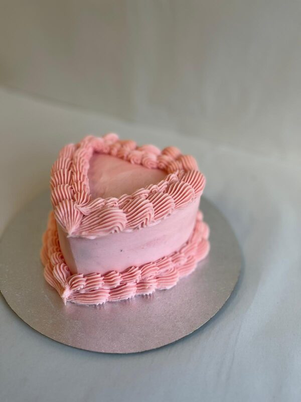 Valentines Special- Pink Heart Cake